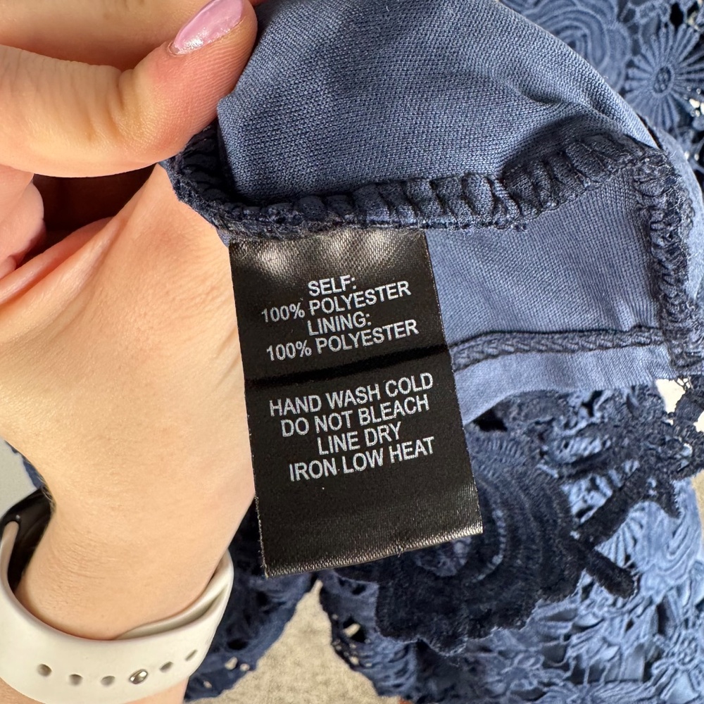 Lulu's Navy Backless Dress - Picture 7 of 10
